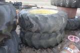 (2) 18.4x38 Tires w/ Rims