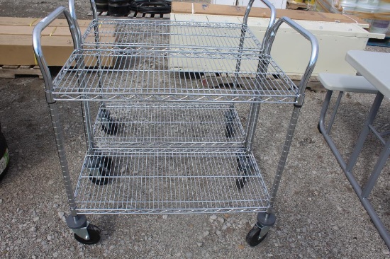 Unused Rolling WIre Cart