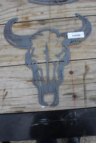 Cow Skull Steel Cut-Out