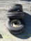 Lot of (4) 11L-15 Tires w/ Rims