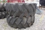 Lot of (2) 24.5-32 Log Skidder Tires w/ Rims