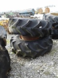 Lot of (2) Armstrong 20.8-34 Tires w/ Rims