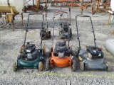 Lot of Miscellaneous Lawn Mowers