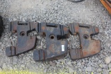 Lot of (4) New Holland Front Tractor Weights