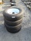 Unused Lot of (4) 175/80-13 Tires w/ Rims
