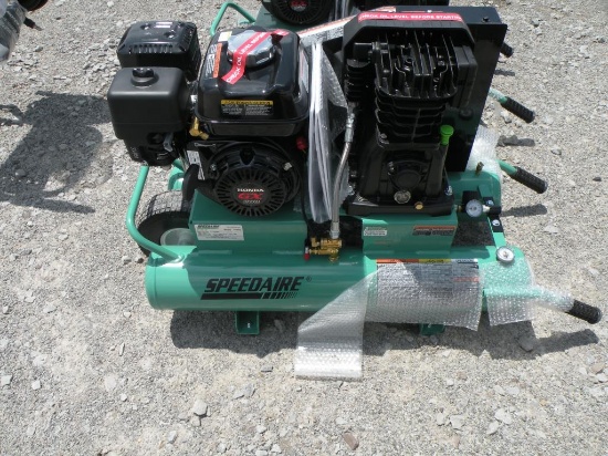 Unused Speedaire 8 Gallon Gas Air Compressor