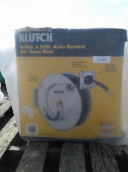 Klutch 3/8" x 50'  Air Hose Reel