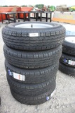 Unused Lot of (5) 205/75R15 Trailer Tires w/ Rims