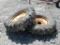 Lot of (2) 11.2-24 Tractor Tires w/ Rims