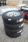 Unused Lot of (4) ST205/75R15 Trailer Tires w/ Rim