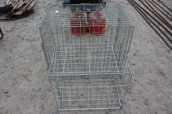 Lot of (2) Animal Cages