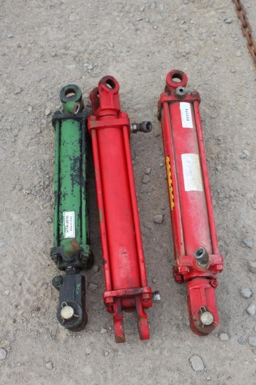 Lot of (3) Hydraulic Cylinders