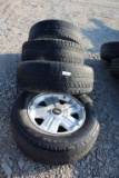 Lot of (4) Bridgestone P265/65R18 Tires w/ Rims
