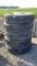 Lot of (5) Good Year 10R22.5 Truck Tires w/ Rims