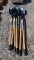 Lot of  (6) Unused Round Point Shovels