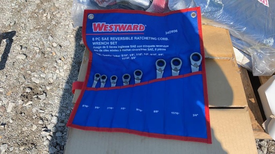 Lot of (15) 8pc Westward Ratcheting Wrench Sets