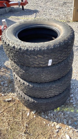 Lot of (4) General 205/75R15 Tires