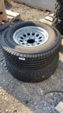 Lot of (2) LT245/75/R16 Michelin Tires w/ Rims