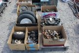 Lot of Miscellaneous Tires, Wheels, & Casters