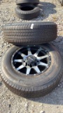 Lot of (2) Michelin P255/70R18 Tires w/Rims