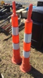 Lot of  (2) Safety Cones