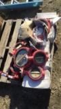 Lot of (3) Unused Butterfly Valves