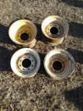 Lot of (4) Misc 8-Hole Rims