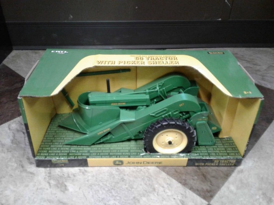 Unused John Deere 60 Toy Tractor w/ Corn Picker