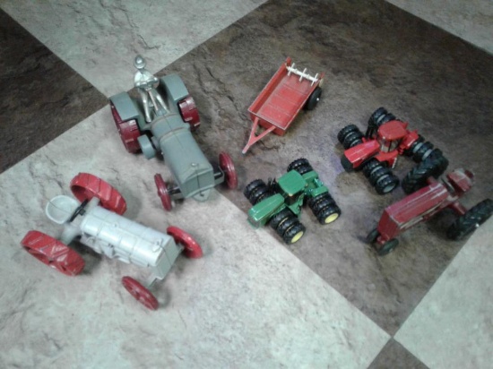 Lot of Misc Toy Tractors