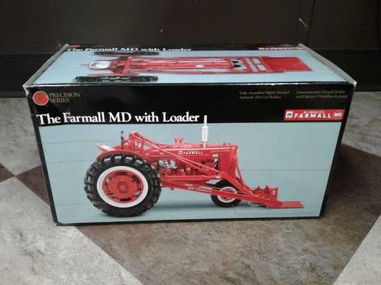 Unused Farmall MD Toy Tractor  w/ Loader
