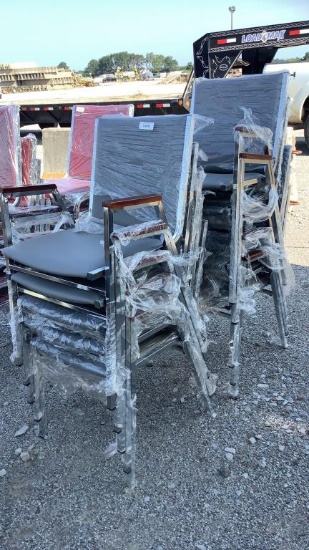 Lot of (10) Unused Stacking Chairs