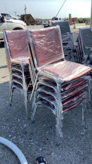 Lot of (10) Unused Stacking Chairs