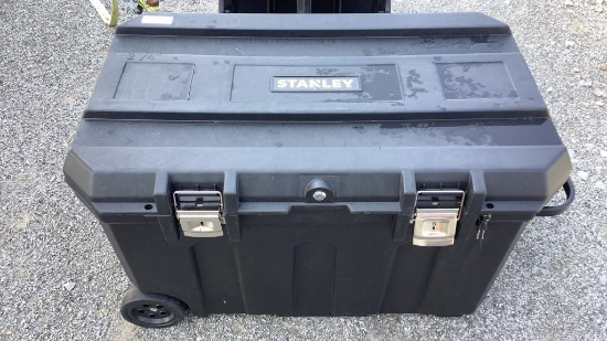 Unused Stanley Rolling Plastic Storage Box
