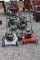 Lot of (4) Misc. Push Mowers/Weed Eaters
