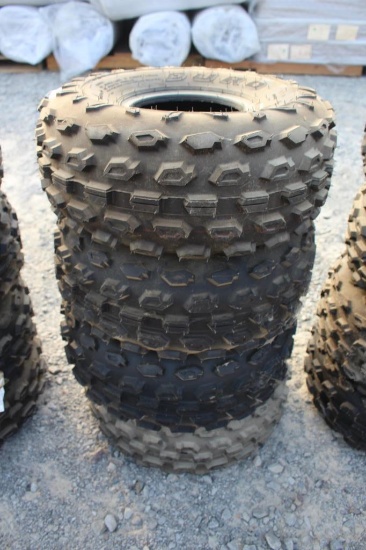 Lot of (4) AT19x8R7 ATV Tires