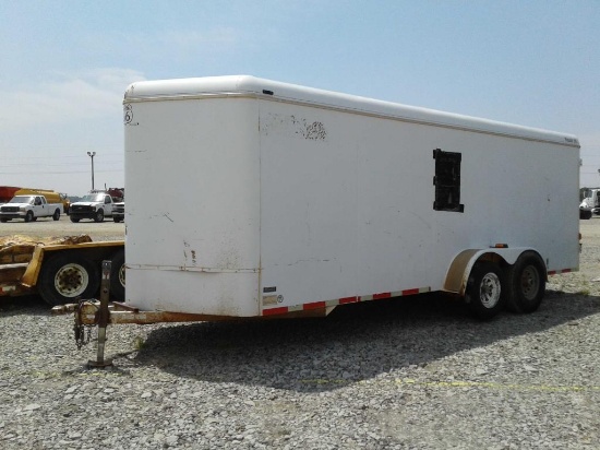 2007 CM 20' T/A Steel Cargo Trailer