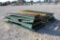 Lot of (7) Sections of Roller Conveyor