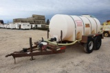 KBH 1000 Gallon T/ A Water Trailer w/ Pump