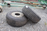 Lot of (2) 425/65R22.5 Tires w/Rims