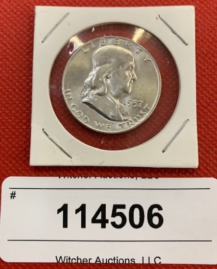 1957 Franklin Half Dollar