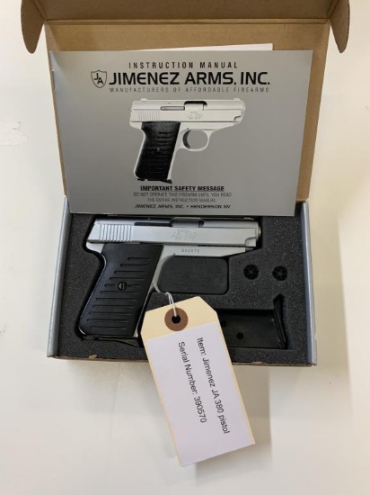 Unused Jimenez JA .380 Auto Pistol w/Box