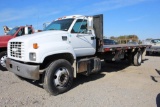 1997 GMC C6500 S/A Steel Flatbed Truck