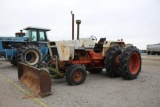 Case Agri King 1270 Tractor w/ JD Push Blade
