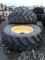 (4) 650/65R38 JD 4830 Sprayer Floater Tires / Rims