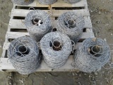 Lot of (5) Rolls of High Tensile Wire