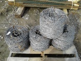 Lot of (4) Rolls of Barbwire