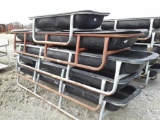 Lot of (4) 10' Feed Troughs & (1) 5' Feed Trough
