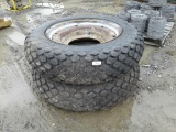 Lot of (2) 12.4-28 Tires w/Rims