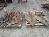 (2) Pallets of Sweeps, Points & Cultivator Points