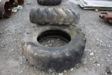 Lot of (2) 15.5-25 Tires